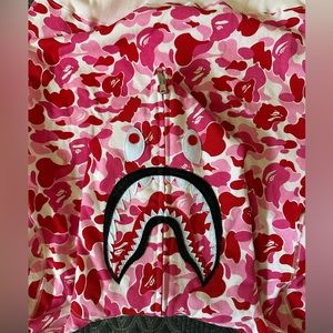 Pink Camo Shark Hoodie